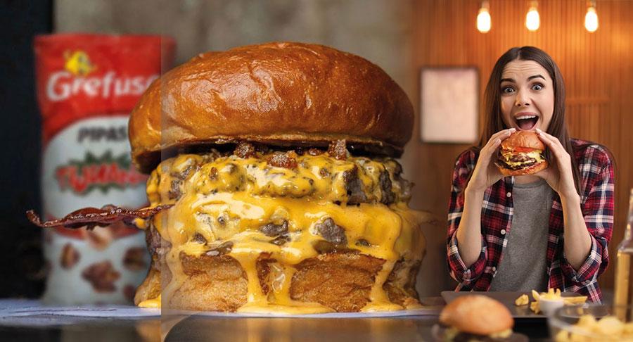 Tijuana x100, la hamburguesa de Grefusa y Hundred “con más sabor de la temporada”