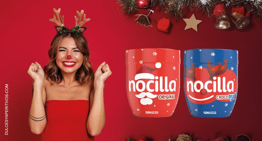Nocilla rediseña sus formatos con Papá Noel y Rudolph para disfrutar en Navidad