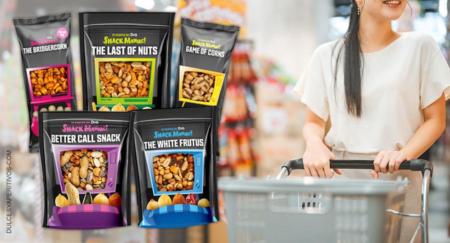 Dia lanza una innovadora gama de snacks inspirada en las series de televisión más icónicas