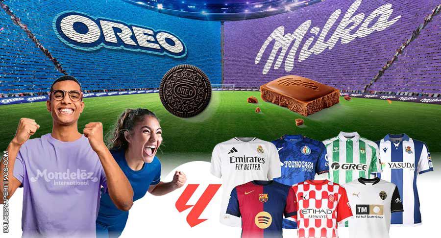 Oreo y Milka se alían para apoyar LaLiga con un sorteo de camisetas