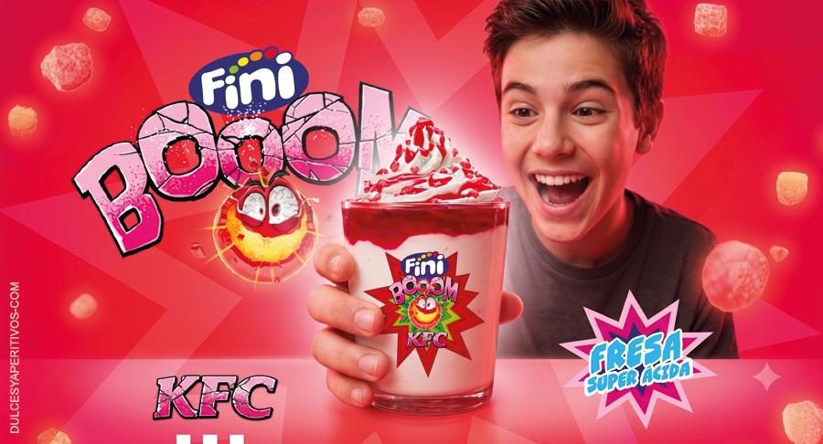 Fini Boom da el salto a los postres con una colaboración entre KFC y Fini