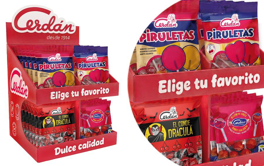 Expositor Cerdán, de Caramelos Cerdán