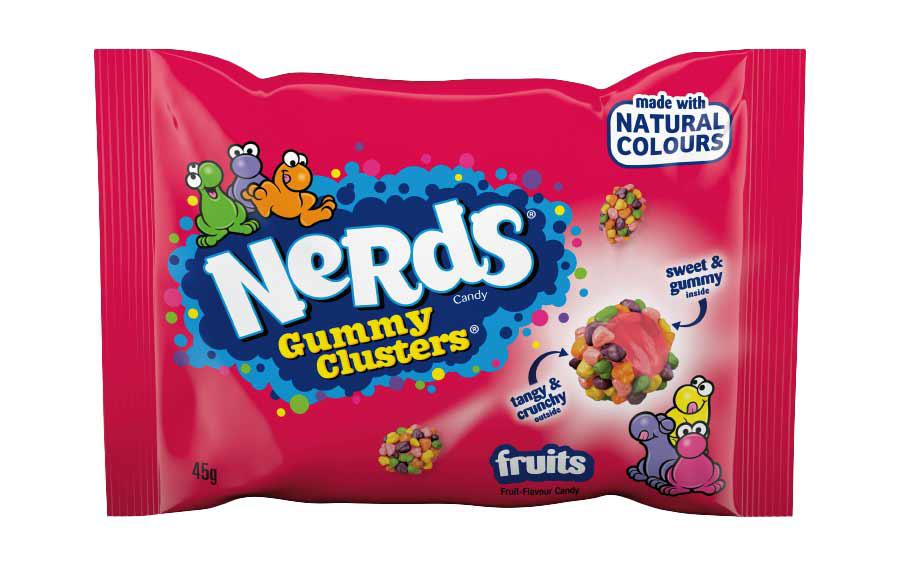 Nerds Gummy Clusters Fruits, de Bison Brands